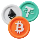 All cryptocurrencies are supported at Vegas Crest Online Casino
